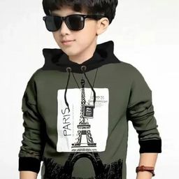 Rotaqo Boys Graphic Printed Hooded T-shirt-image-91