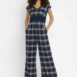 Taurus Checked Basic Jumpsuit-6
