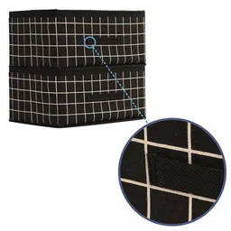 Kuber Industries Black & White Printed Multi-Utility Organiser image 3