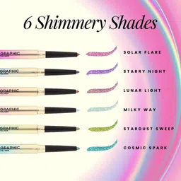 Coloressence Multi-Dimensional Holographic Shimmer Eyeliner - 0.35 g - Stardust Sweep image 4