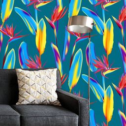 ArtzFolio Printed UV-Resistant Anti-Bacterial South African Crane Flower Peel & Stick Wallpaper-image-47