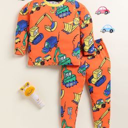 YK Boys Printed Night suit-picture-45