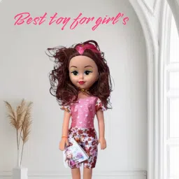 Baby Doll Happy Time Bitrhday Gift for Kids with Dress-image-1
