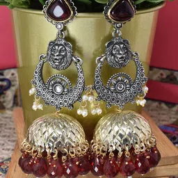 MEIRA JEWELLERY Contemporary Jhumkas Earrings-picture-2