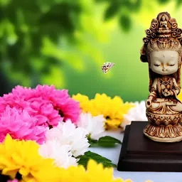 GLOBAL AROMA White Fengshui Idol Showpiece-image-13