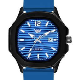 Abrexo Men Patterned Dial & Straps Analogue Watch Abx6604 image 5