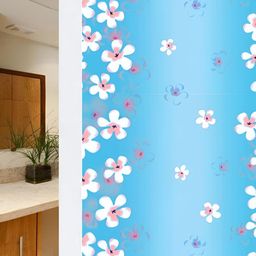 Jaamso Royals Blue & White Printed Waterproof Wall Sticker-image-98