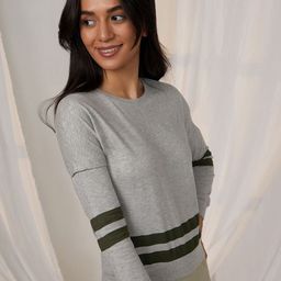 PINACOLADA Women Striped Round Neck Polycotton Top-image-89