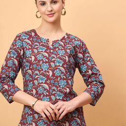 NEESH Floral Print Crepe Top-image-2