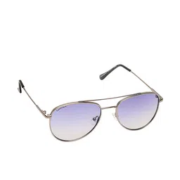 Fastrack Unisex Aviator Sunglasses with UV Protected Lens M256BU2V-43