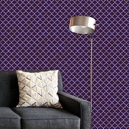 ArtzFolio Printed UV-Resistant Anti-Bacterial Quatrefoil Art Pattern Peel & Stick Wallpaper-image-71