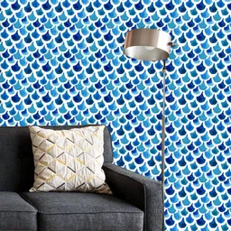 ArtzFolio Printed UV-Resistant Anti-Bacterial Abstract Fish Scale Peel & Stick Wallpaper-image-59