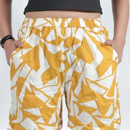 GAB Women Printed High-Rise Shorts-picture-18