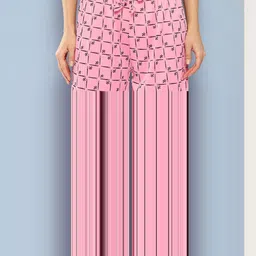 BAESD Women Printed Flared Handloom Palazzos-image-85