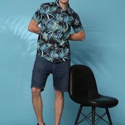 Moda Rapido Men Standard Floral Opaque Printed Casual Shirt-picture-45