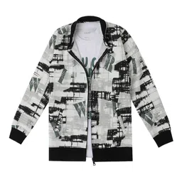 CAVIO Boys Geometric Reversible Jacket & T-Shirt-image-33