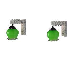 SOMIL Green Glass Cylinder Printed Wall Lamps-picture-24