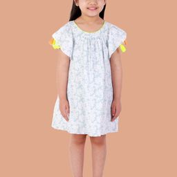 LIL DRAMA Floral Print A-Line Dress-image-83