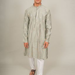 Bluesaanchi Handcrafted Cotton Kurta Pajama Set for Men-picture-13