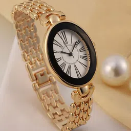HAUTE SAUCE by Campus Sutra Women Embellished Dial & Stainless Steel Straps Analogue Watch SS25_HSWC1402-88