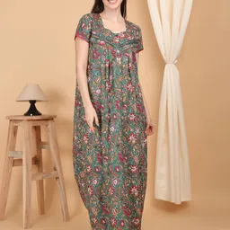 Sweet Dreams Printed Maxi Nightdress-image-90