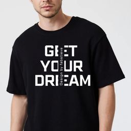 Fashnobic Men Dry Fit Typography Printed Round Neck Cotton Oversized T-shirt-picture-2