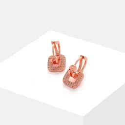 DressBerry Gold-Plated Artificial Stones Studded Contemporary Studs-14