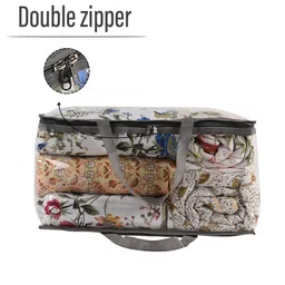 Kuber Industries Transparent 2 Pieces Reusable Multi-Utility Organisers image 2