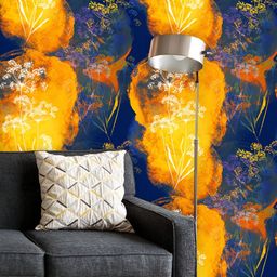 ArtzFolio Printed UV-Resistant Anti-Bacterial Herbarium Imprints Peel & Stick Wallpaper-image-56
