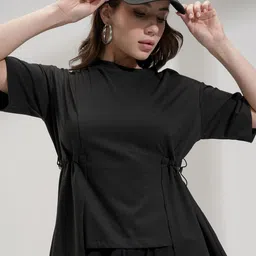 ESPYR By Tokyo Talkies Women Black Cotton Top-image-15