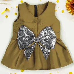 Miss & Chief Girls Floral Printed Fit & Flare Midi Dress-image-55