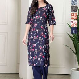 7Threads Women Pack of 6 Ethnic Motifs Printed Floral Kurta-image-97