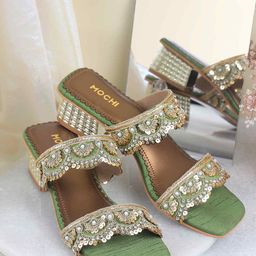 Mochi Block Sandals with Tassels-18