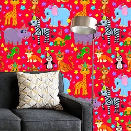 ArtzFolio Printed UV-Resistant Anti-Bacterial Animal Art Pattern Peel & Stick Wallpaper-image-44