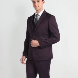 Men Self Design Self Design Suit-image-34