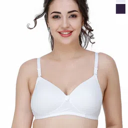 College Girl Pack of 2 Seamless Full Coverage Lightly Padded Bra-image-92