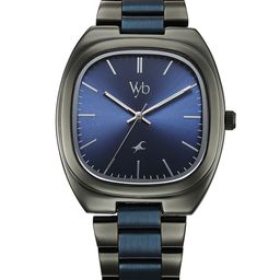 Fastrack Men Solid Dial & Bracelet Style Straps Analogue Watch FV30004KM02W-13