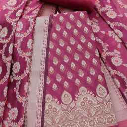 Soch Chanderi Unstitched Dress Material-image-11