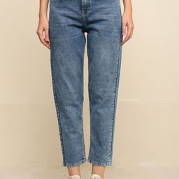 zayla Women Comfort High-Rise Heavy Fade Stretchable Jeans-image-27