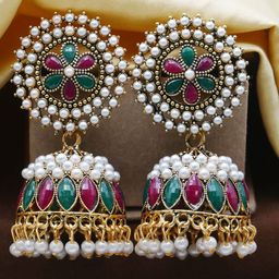 Anouk Contemporary Jhumkas Earrings-3