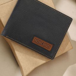 HIROSHI Men Leather Two Fold Wallet-image-67
