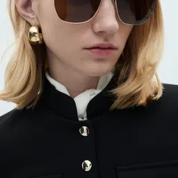 MANGO Button-Studded Regular Fit Tailored Jacket image 2