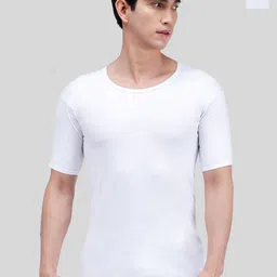 AMUL COMFY Pack Of 2 Pure Cotton Undershirt Innerwear Vests AC-PLVESTWHTRNS-WHT-XS-2PC-18