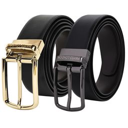 Hayes London Men 2 Leather Reversible Formal Belt-image-32