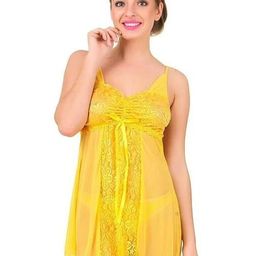 Veeva Beauty & Fashion V-Neck Self Design Baby Dolls-image-76