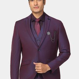 Blackberrys Slim-Fit Single-Breasted Three-Piece Suit-picture-56