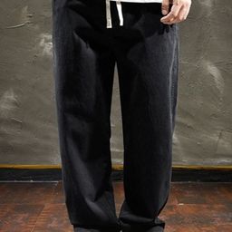 KPOP Men Comfort Loose Fit Trousers-picture-16
