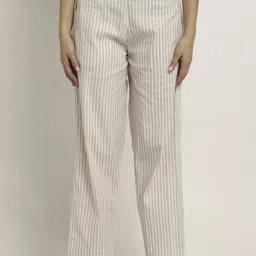 CORSICA Women Striped Tailored Regular Trousers-picture-49