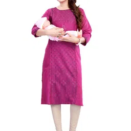 B2F Manufacturing & Designing Kurti Floral Print Maternity A-Line Dress-33