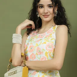 Jompers Women Floral Printed Floral Kurta-image-87